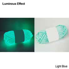 Load image into Gallery viewer, 50g/roll 50m/roll Hallween Decoration Yarn Glow in Dark Luminous Knitting Yarn Hand Knitting Chunky Yarn Tapestry Carpet Material Yarn
