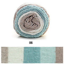 Load image into Gallery viewer, 100g/roll 193m Rainbow Segment Dyed 5arn 5 Strand Wool DIY Handmade Knitted Baby Sweater Hat Scarf Yarn Crochet Yarn
