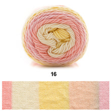 Load image into Gallery viewer, 100g/roll 193m Rainbow Segment Dyed 5arn 5 Strand Wool DIY Handmade Knitted Baby Sweater Hat Scarf Yarn Crochet Yarn
