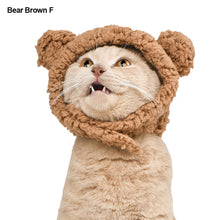 Load image into Gallery viewer, Pet Halloween Hat Cute Lion Mane Cat Wig Hat Dogs Cat Funny Costume Decor Accessories Lion Wig Fancy Hair Cap Pet Supplies

