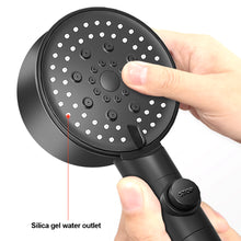 Load image into Gallery viewer, 6 Modes High Pressure Shower Head Adjustable Water Saving Hand Held Shower Head One-key Stop Water Massage Shower Head for Bathroom Accessories
