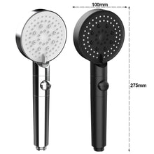 Load image into Gallery viewer, 6 Modes High Pressure Shower Head Adjustable Water Saving Hand Held Shower Head One-key Stop Water Massage Shower Head for Bathroom Accessories

