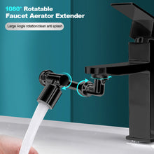 Load image into Gallery viewer, 1080° Rotatable Faucet Extender Copper Splash Filter Faucets Bubbler Nozzle Robotic Arm for Kitchen Bathroom
