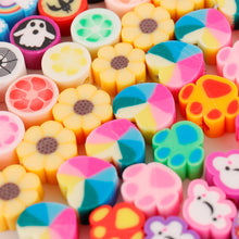 Load image into Gallery viewer, 20pcs Animal Fruit Flower Polymer Clay Beads Kids Jewelry DIY Making Bracelet Necklace Spaced Accessories
