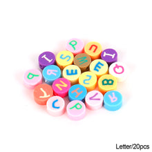 Load image into Gallery viewer, 20pcs Animal Fruit Flower Polymer Clay Beads Kids Jewelry DIY Making Bracelet Necklace Spaced Accessories
