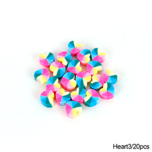 Load image into Gallery viewer, 20pcs Animal Fruit Flower Polymer Clay Beads Kids Jewelry DIY Making Bracelet Necklace Spaced Accessories
