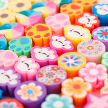 Load image into Gallery viewer, 50pcs Animal Fruit Flower Polymer Clay Beads Kids Jewelry DIY Making Bracelet Necklace Spaced Accessories

