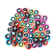 Load image into Gallery viewer, 50pcs Animal Fruit Flower Polymer Clay Beads Kids Jewelry DIY Making Bracelet Necklace Spaced Accessories

