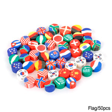 Load image into Gallery viewer, 50pcs Animal Fruit Flower Polymer Clay Beads Kids Jewelry DIY Making Bracelet Necklace Spaced Accessories
