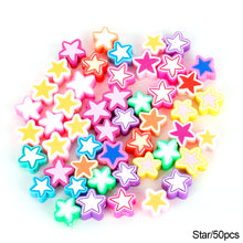 Load image into Gallery viewer, 50pcs Animal Fruit Flower Polymer Clay Beads Kids Jewelry DIY Making Bracelet Necklace Spaced Accessories
