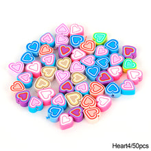 Load image into Gallery viewer, 50pcs Animal Fruit Flower Polymer Clay Beads Kids Jewelry DIY Making Bracelet Necklace Spaced Accessories
