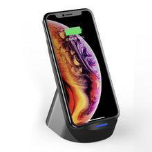 Load image into Gallery viewer, Three-in-one Wireless Mobile Phone Charger Vertical Wireless Combination Multi-device Charging Mobile Phone Watch Headphone Box Charger
