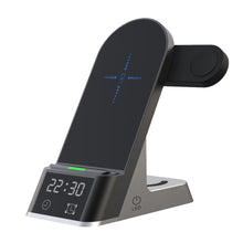 Load image into Gallery viewer, Three-in-one Watch Mobile Phone Wireless Charger Rotatable Storage Mobile Wireless Charger For Android Apple
