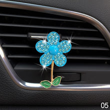 Load image into Gallery viewer, Car Accessories Flower Air Vent Clip Aroma Difuser Flavor Auto Freshener Ornaments Decor Interior For Girls Gifts
