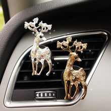 Load image into Gallery viewer, Car Styling Air Freshener Perfume Diamond Flower Deer Crown Cross For Car Air Condition Vent Accrssories
