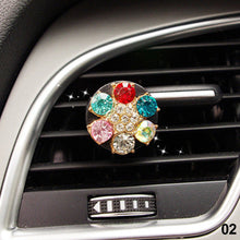 Load image into Gallery viewer, Car Styling Air Freshener Perfume Diamond Flower Deer Crown Cross For Car Air Condition Vent Accrssories
