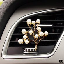 Load image into Gallery viewer, Car Styling Air Freshener Perfume Diamond Flower Deer Crown Cross For Car Air Condition Vent Accrssories
