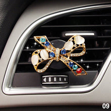 Load image into Gallery viewer, Car Styling Air Freshener Perfume Diamond Flower Deer Crown Cross For Car Air Condition Vent Accrssories
