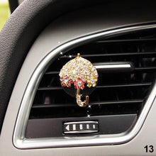 Load image into Gallery viewer, Car Styling Air Freshener Perfume Diamond Flower Deer Crown Cross For Car Air Condition Vent Accrssories
