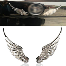 Load image into Gallery viewer, 2Pcs/Set 3D Car Auto Sticker Stereo Metal Angel Wing Decoration with Decals Emblem Chrome Big Wings Sticker
