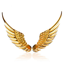 Load image into Gallery viewer, 2Pcs/Set 3D Car Auto Sticker Stereo Metal Angel Wing Decoration with Decals Emblem Chrome Big Wings Sticker

