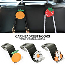 Load image into Gallery viewer, Cartoon Car Hook Rear Seat Back Hanging Hook Automobile Interior Storage Holder Hooks Cute Fruit Animal
