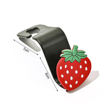 Load image into Gallery viewer, Cartoon Car Hook Rear Seat Back Hanging Hook Automobile Interior Storage Holder Hooks Cute Fruit Animal

