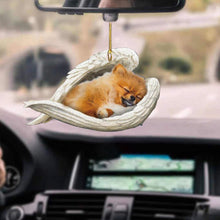 Load image into Gallery viewer, Car Interior Accessories Ornaments Rear Mirror Pendant Sleeping Dog Angel Home Decor Acrylic Hanging Ornaments
