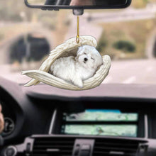 Load image into Gallery viewer, Car Interior Accessories Ornaments Rear Mirror Pendant Sleeping Dog Angel Home Decor Acrylic Hanging Ornaments
