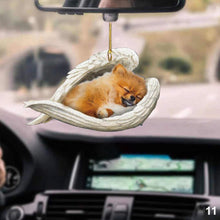 Load image into Gallery viewer, Car Interior Accessories Ornaments Rear Mirror Pendant Sleeping Dog Angel Home Decor Acrylic Hanging Ornaments
