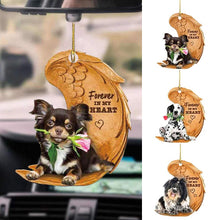 Load image into Gallery viewer, Car Hanging Pendant Decorative Acrylic Dog Shape Hanging Widget Key Backpack Cute Pendant Decoration Accessories
