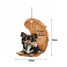 Load image into Gallery viewer, Car Hanging Pendant Decorative Acrylic Dog Shape Hanging Widget Key Backpack Cute Pendant Decoration Accessories
