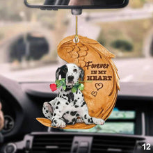 Load image into Gallery viewer, Car Hanging Pendant Decorative Acrylic Dog Shape Hanging Widget Key Backpack Cute Pendant Decoration Accessories
