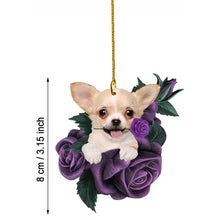 Load image into Gallery viewer, Car Rearview Mirror Puppy Dog Pendant Decoration Hanging Ornament Keychain Pendant
