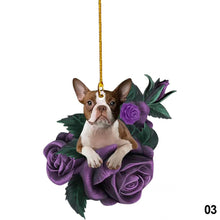 Load image into Gallery viewer, Car Rearview Mirror Puppy Dog Pendant Decoration Hanging Ornament Keychain Pendant
