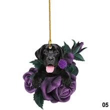 Load image into Gallery viewer, Car Rearview Mirror Puppy Dog Pendant Decoration Hanging Ornament Keychain Pendant
