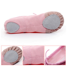 Load image into Gallery viewer, Girls Ballet Shoes Kids Dance Slippers Professional Canvas Soft Sole Ballet Dance Girls Female Ballet Yoga Gym Dance Shoes
