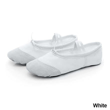 Load image into Gallery viewer, Girls Ballet Shoes Kids Dance Slippers Professional Canvas Soft Sole Ballet Dance Girls Female Ballet Yoga Gym Dance Shoes
