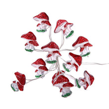 Load image into Gallery viewer, Christmas Mushroom LED Light String Holiday Fairy Lights Garland for Party Wedding Bedroom Decoration Outdoor Garden Lights
