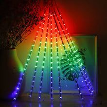 Load image into Gallery viewer, 8 Tubes Meteor Shower Rain Light String Christmas Tree Decoration Street Light Outdoor Garden Fairy Lights
