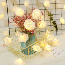 Load image into Gallery viewer, Christmas Valentine's Day Rose LED Light String Holiday Fairy Lights Garland for Party Wedding Bedroom Decoration
