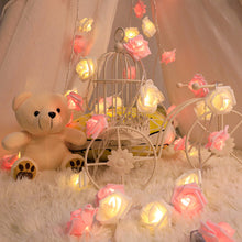 Load image into Gallery viewer, Christmas Valentine's Day Rose LED Light String Holiday Fairy Lights Garland for Party Wedding Bedroom Decoration
