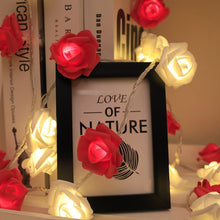 Load image into Gallery viewer, Christmas Valentine's Day Rose LED Light String Holiday Fairy Lights Garland for Party Wedding Bedroom Decoration

