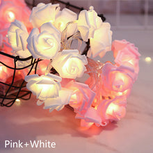Load image into Gallery viewer, Christmas Valentine's Day Rose LED Light String Holiday Fairy Lights Garland for Party Wedding Bedroom Decoration
