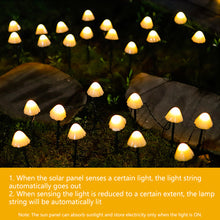 Load image into Gallery viewer, Outdoor Mushroom LED Garland Solar Fairy Lights Christmas Garden Lawn Lamps Landscape Patio Street Decoration Lights
