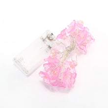 Load image into Gallery viewer, Pink Cherry Blossom String Lights Christmas Holiday Decoration Led Light Garland Sakura Hanging Light String
