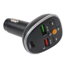 Load image into Gallery viewer, Q12 Car Bluetooth Charger FM Transmitter USB 3.1A Colorful Ambient Light Cigarette lighter MP3 Music Player
