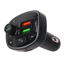 Load image into Gallery viewer, Q16 Car Bluetooth Charger FM Transmitter USB 3.1A Colorful Ambient Light Cigarette lighter MP3 Music Player

