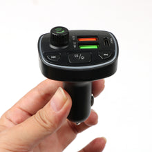 Load image into Gallery viewer, Q16 Car Bluetooth Charger FM Transmitter USB 3.1A Colorful Ambient Light Cigarette lighter MP3 Music Player
