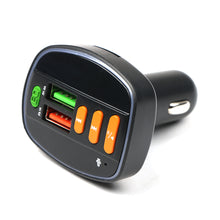 Load image into Gallery viewer, Q17 Car Bluetooth Charger FM Transmitter USB 3.1A Colorful Ambient Light Cigarette lighter MP3 Music Player
